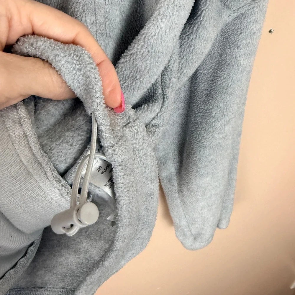 Columbia Womens Full Zip Fleece Jacket Gray Mock Neck WL6439 Size Large‎